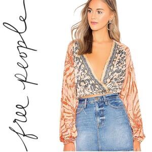 Like New Free People Cruisin Together Top